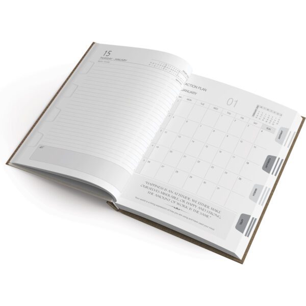 Planova B5 & A5 One Date Art Cover Diary - Image 2