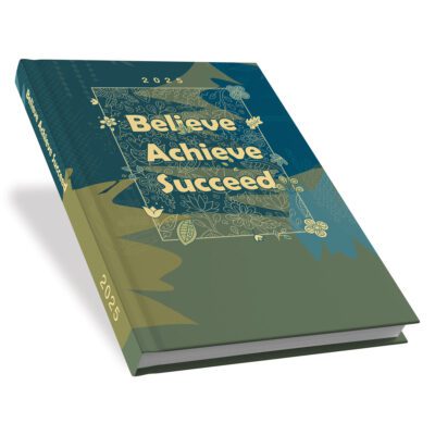 B5 Believe Achieve Succeed One Date Diary