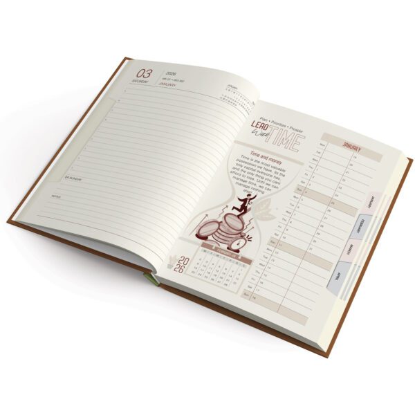 Lead With Time B5 Theme Planner Diary - Image 2