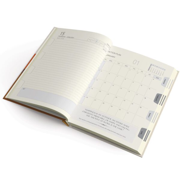 Ideabox B5 & A5 One Date A Page Planner Diary - Image 2